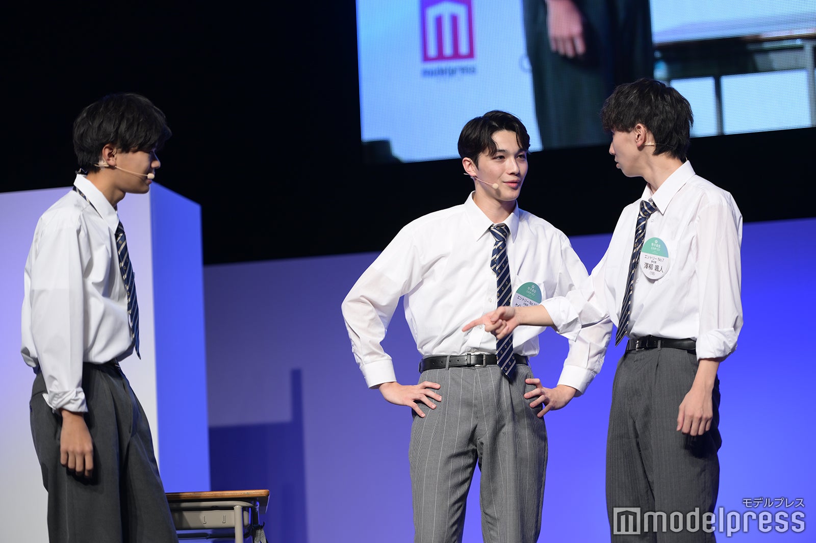 「男子高生ミスターコン2023」ファイナル審査の様子（C）モデルプレス