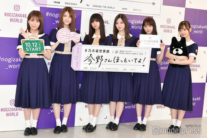 (左から)秋元真夏、松村沙友理、齋藤飛鳥、白石麻衣、堀未央奈、山下美月(C)モデルプレス