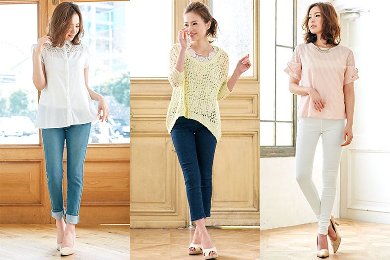 ほっそり美脚に！スキニーパンツで洗練された大人スタイル