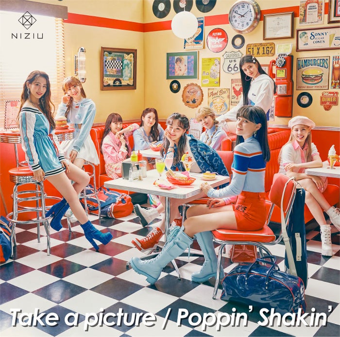 NiziU/2nd Single「Take a picture/Poppin’ Shakin’」初回生産限定B盤(提供写真)