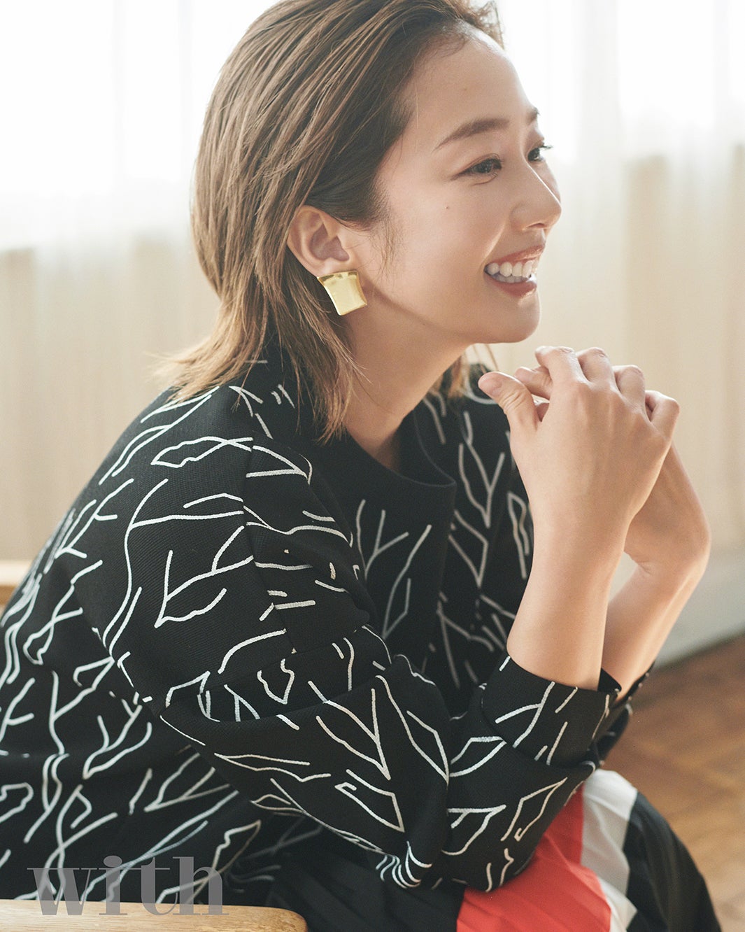 優香「with」4月号（2月26日発売）／画像提供：講談社