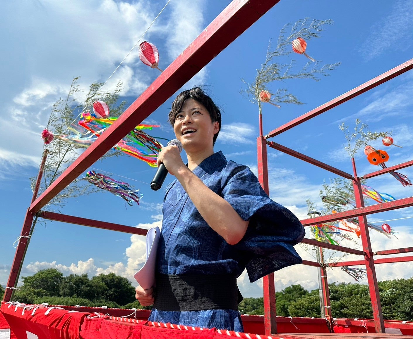 “総フォロワー数2500万人超え”はやたく「稲沢夏まつり2024」MCに登場「愛する地元稲沢市を盛り上げていきたい」