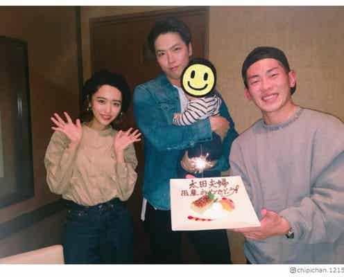 近藤千尋&ジャンポケ太田博久夫妻、“恋のキューピット”と再会