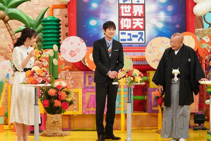 杉原凜、羽鳥慎一、笑福亭鶴瓶(C)日本テレビ