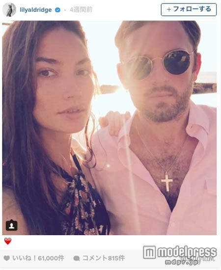 リリー・オルドリッジ&ケイレブ・フォロウィル。Lily Aldridge Instagramより