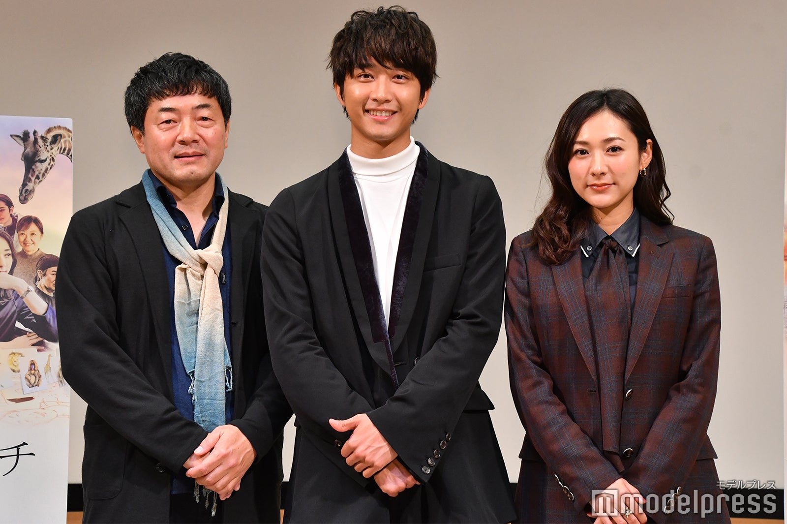 （左から）瀬木直貴監督、佐藤寛太、藤本泉 （C）モデルプレス
