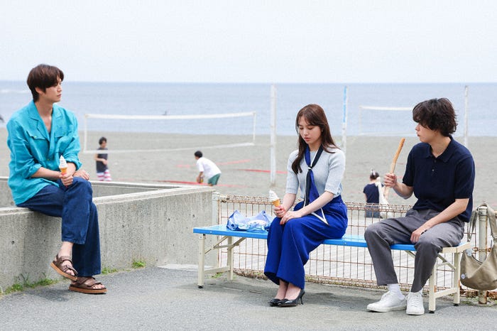 ナ・イヌ、清原果耶、成田凌「初恋DOGs」第1話(C)TBS