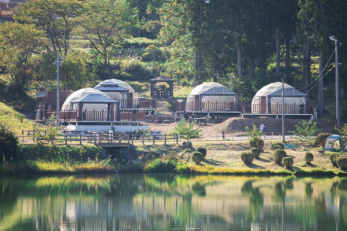 長野にグランピング施設「アルプスBASE」地産地消の夕食&五感で自然を感じるアクティビティ体験