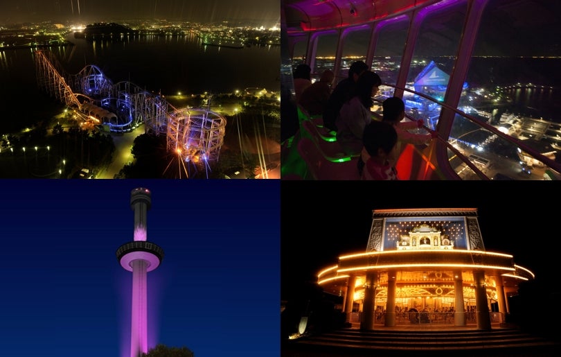ナイトアトラクション＆イルミネーション／画像提供：横浜八景島