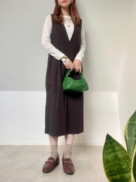 秋先取りコーデ　秋コーデ