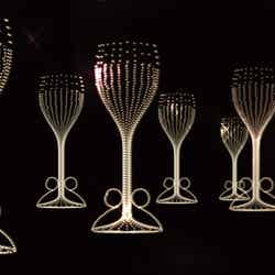 シャンパングラスの並木道/画像提供:大阪城イルミナージュ実行委員会