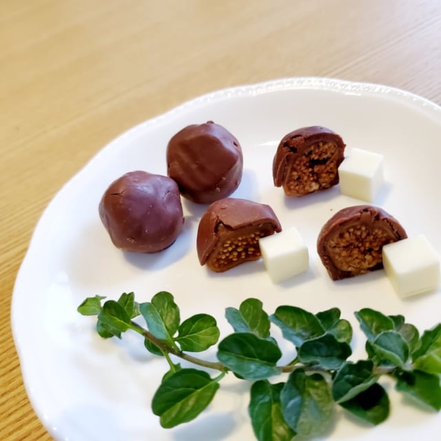 いちじくチョコレートとクリームチーズ