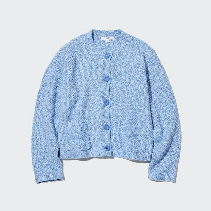ユニクロ　uniqlo　レディース　おすすめ　オススメ　コスパ　2023　春　ニット　セーター　ニットショートジャケット　カーディガン