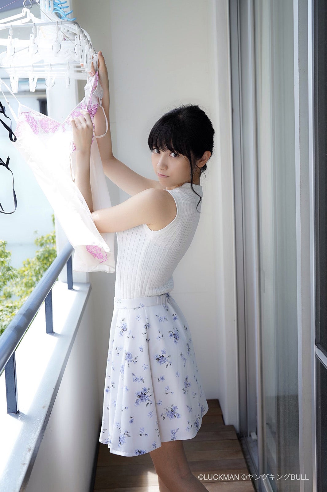 桃月なしこ（C）LUCKMAN／ヤングキングBULL