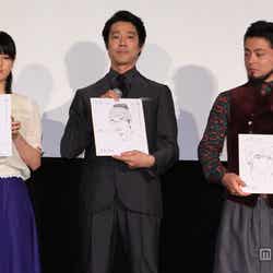 (左から)橋本愛、堤真一、山田孝之