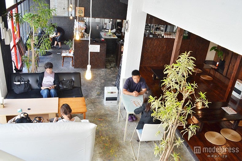 陽の光が差し込み開放感いっぱい