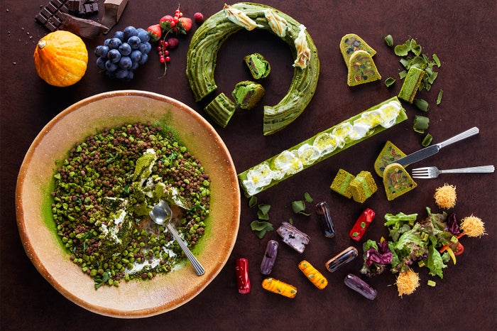 人気抹茶デザートビュッフェ「抹茶マニア オータム」月替りのテーマメニューに注目／画像提供：ハイアット リージェンシー 大阪