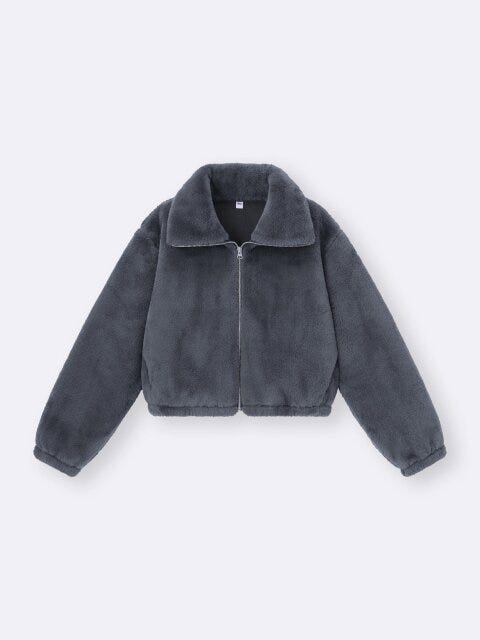 フラッフィーブルゾン 2025gu冬女性おすすめフラッフィーブルゾン