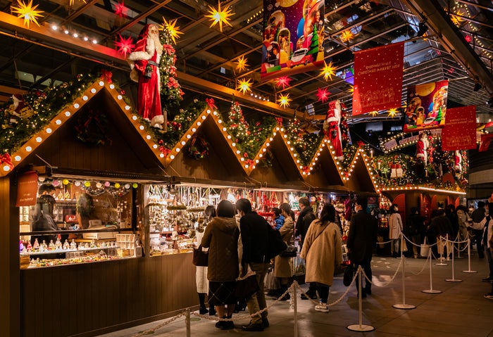 クリスマスマーケット（過去の様子）／画像提供：森ビル