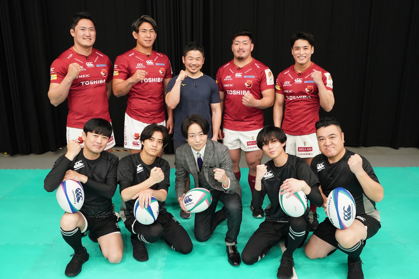 櫻井翔「キントレ」「ラグビーリーグワン」コラボ企画に登場 キンプリとラグビーゲストとして生出演