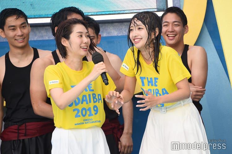 フジ山崎夕貴アナら ドッキリでびしょ濡れ 今の時代アウト ようこそ ワンガン夏祭り The Odaiba 2019 モデルプレス