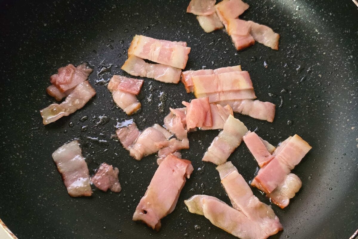 キノコ香るクリームパスタ・ベーコン