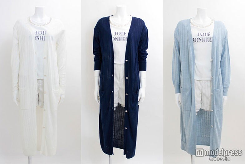 はしご編みロングカーディガン「DazyClair」11,880円（税込）