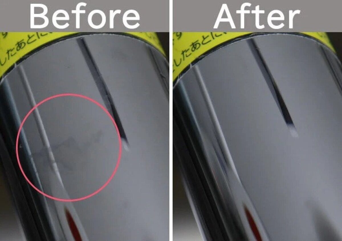 ダイソーのアクリルニットクリーナー（蛇口洗い）を使ったビフォーアフター