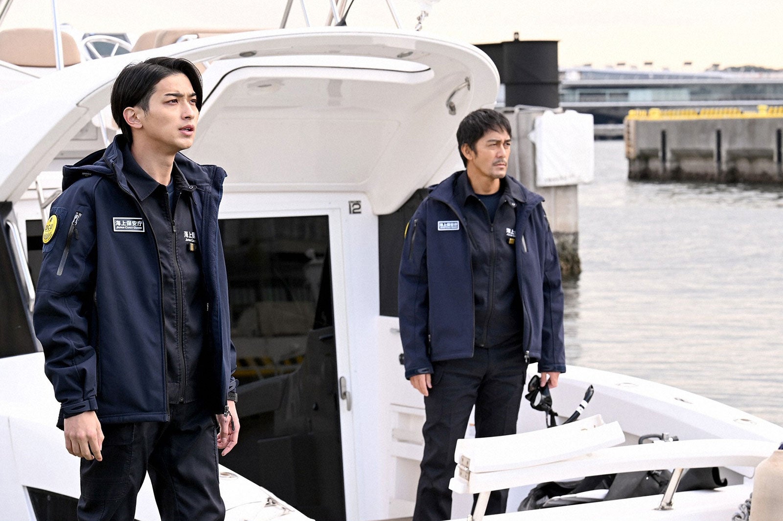 横浜流星、阿部寛／「DCU」第5話より（C）TBS