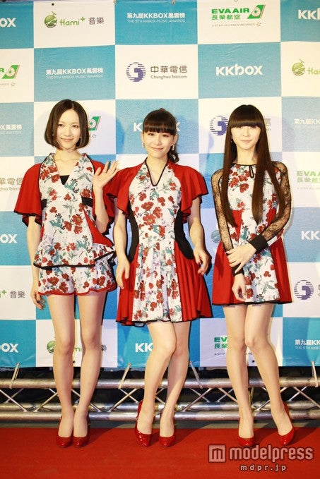 「第9回 KKBOX MUSIC AWARDS」にスペシャルゲストとして出演したPerfume