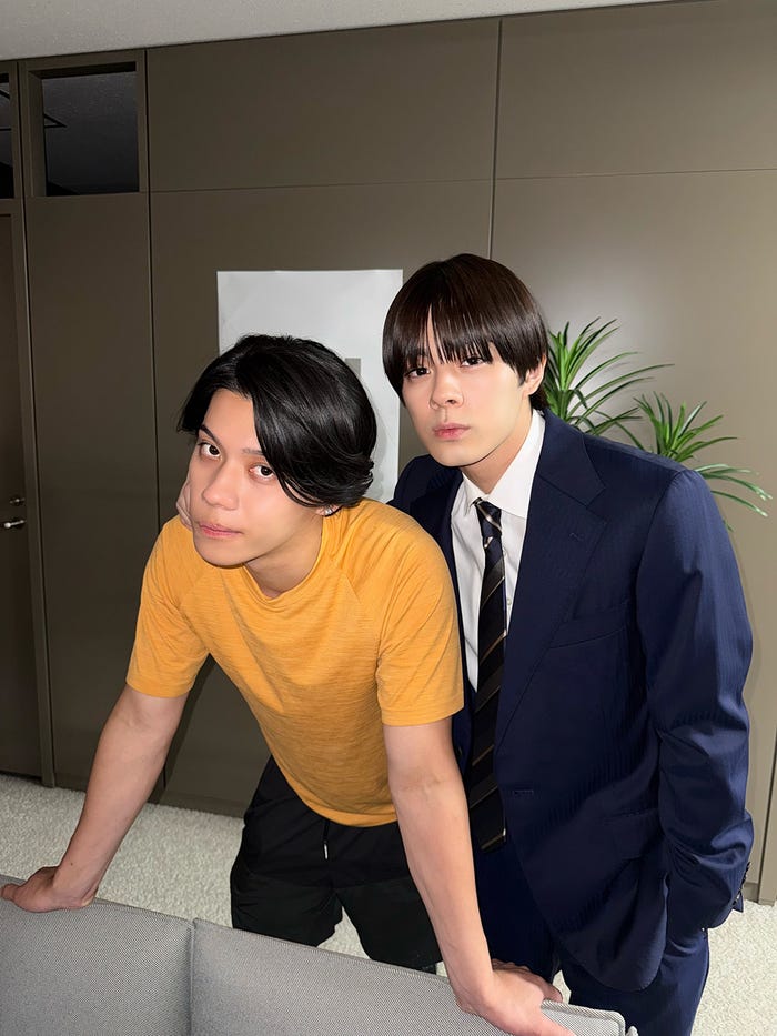 宇佐卓真、南雲奨馬 未公開オフショット(提供写真)