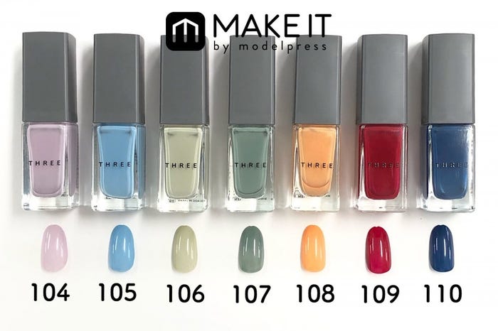 THREE ネイルポリッシュ/新色7色/各1,800円(税抜) (C)メイクイット
