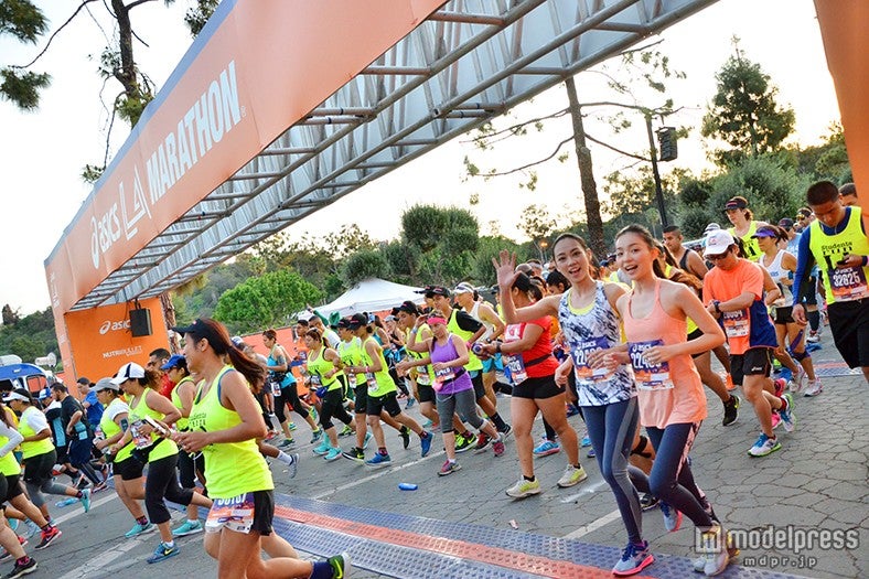 夜明けとともに「ドジャー・スタジアム」からスタート