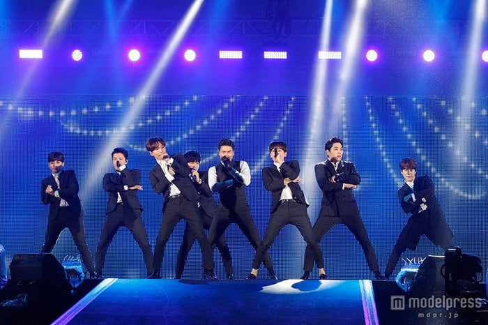 Super Junior 雨も吹き飛ばす A Nation トリに初抜擢 ライブレポ セットリスト モデルプレス