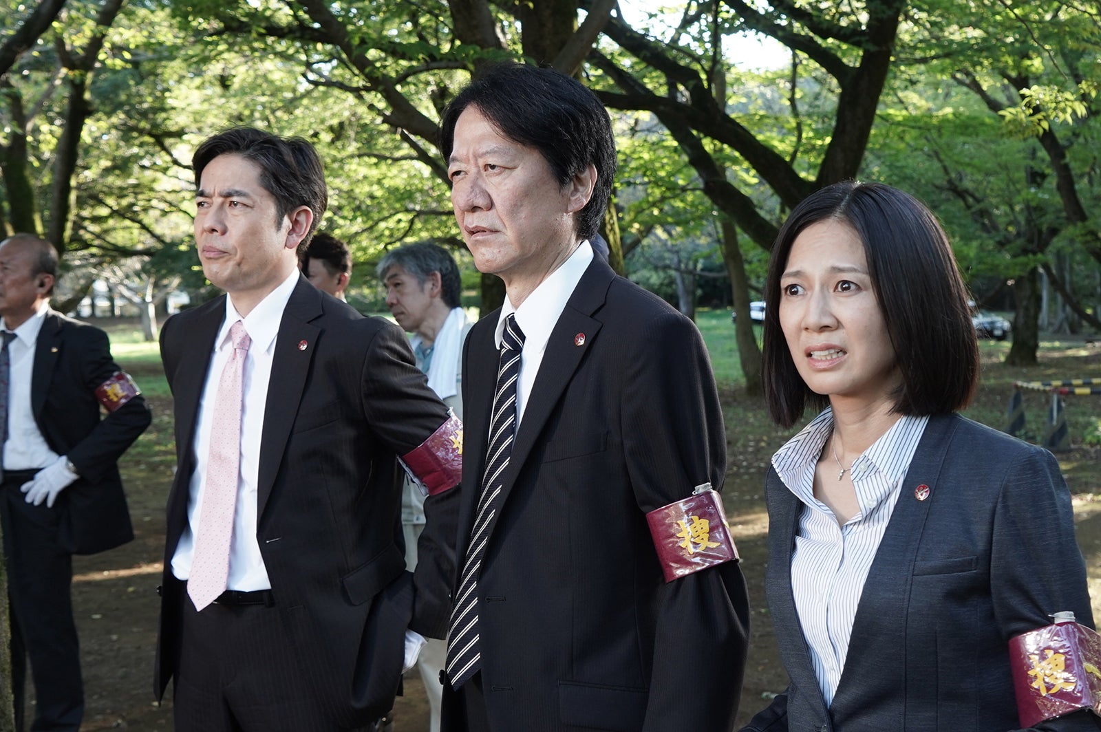 山中崇史、川原和久、篠原ゆき子「相棒season22」第3話より（C）テレビ朝日