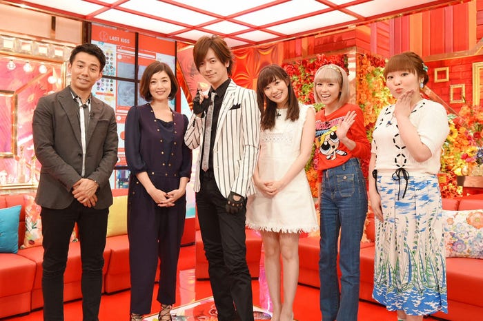 (左から)綾部祐二、高岡早紀、DAIGO、指原莉乃、若槻千夏、柳原可奈子(C)TBS