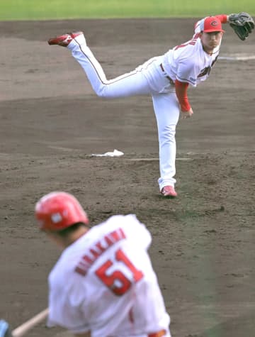 広島ドラ2・斉藤汰 虎007が評価 シート打撃で大器の片りん「いい結果」 9投手の中で最速151キロ