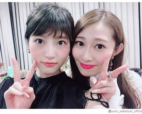 若月佑美、乃木坂46卒業の桜井玲香と密着2ショット“れかつき”再会にファン歓喜