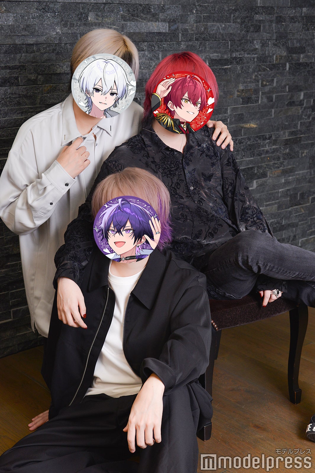 （左上から）にしき、ばぁう、心音（C）モデルプレス