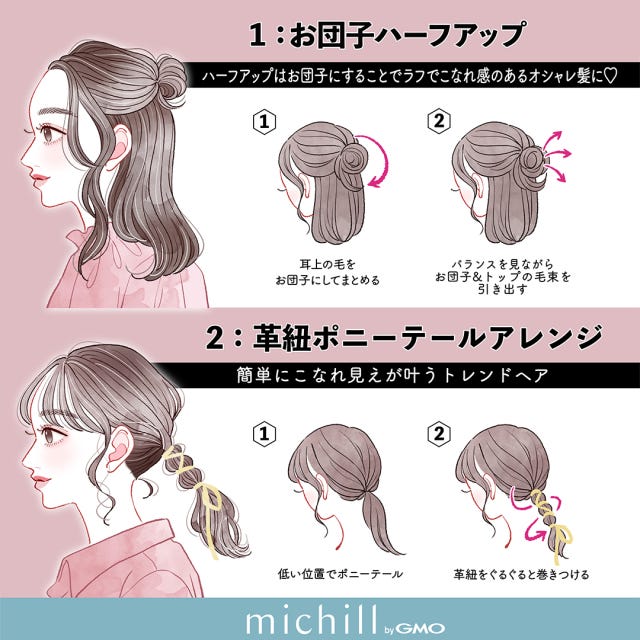 春のヘアアレンジ