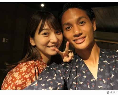 高城亜樹、夫・Jリーガー高橋祐治選手と温泉旅行 浴衣2ショット公開