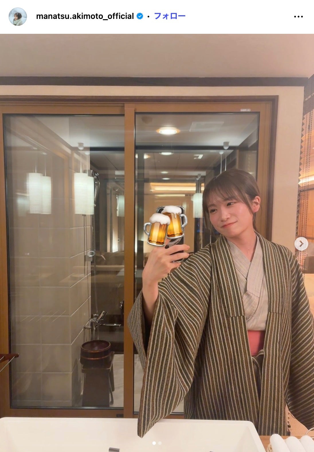 秋元真夏Instagramより