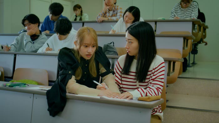 桜井玲香、藤間爽子「つづ井さん」第10話(C)つづ井/文藝春秋/「つづ井さん」製作委員会