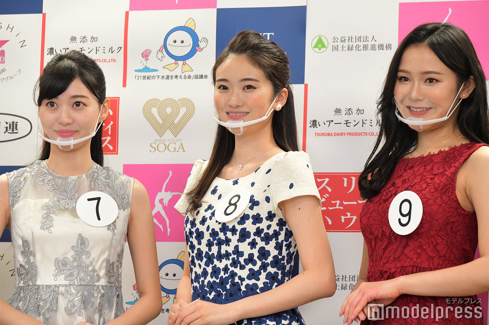 日達舞さん、川内美月さん、原田佳代子さん （C）モデルプレス