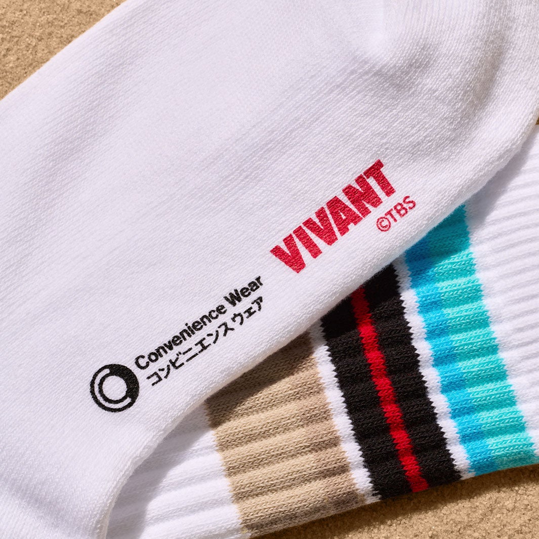 コンビニエンスウェア、「VIVANT」のWネームのラバープリント（提供画像）