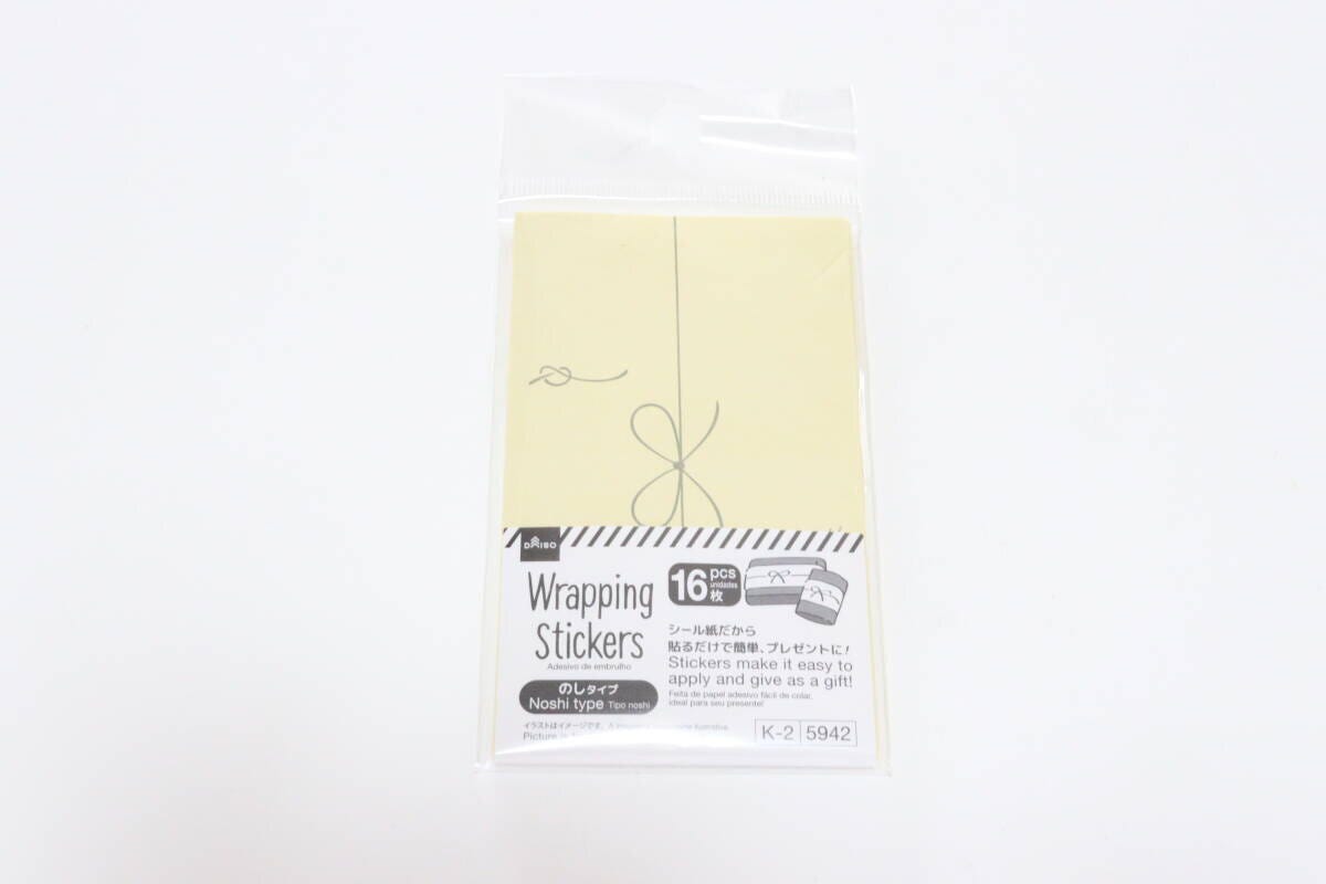 ラッピングシール（38、のし、フラワー）　パッケージ