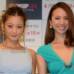 (左から)西山茉希、道端アンジェリカ