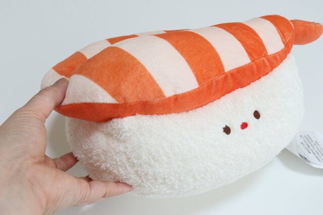 ダイソーの抱きまくらのえびお寿司
