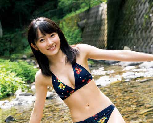 モー娘。森戸知沙希、美ボディあらわな水着姿披露