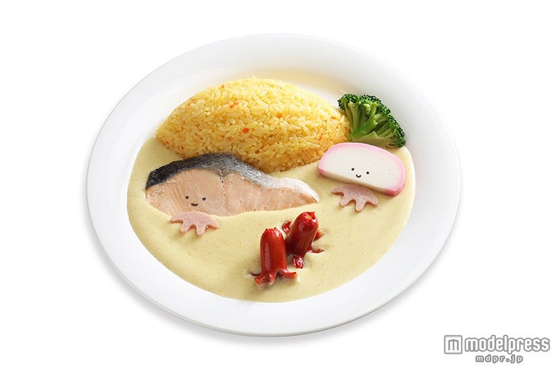 KIRIMIちゃん.のホワイトカレー1，200円（C）2015 SANRIO CO．，LTD．／画像提供：サンリオピューロランド